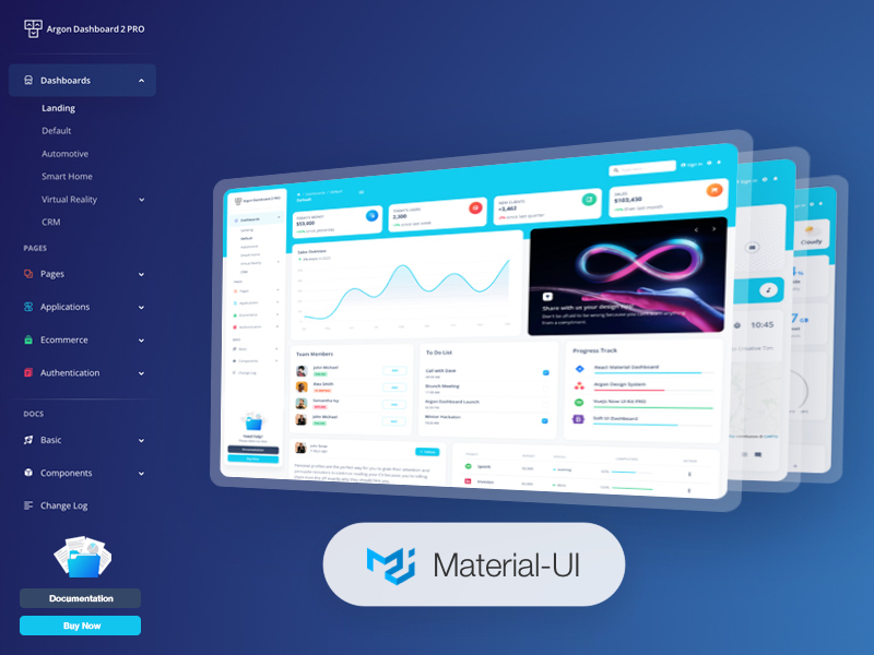 Argon Dashboard 2 PRO MUI Image