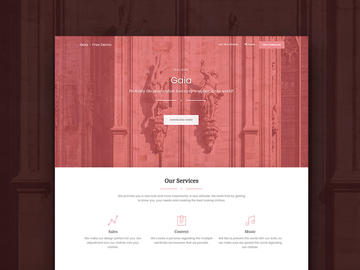 Gaia Bootstrap Template Image
