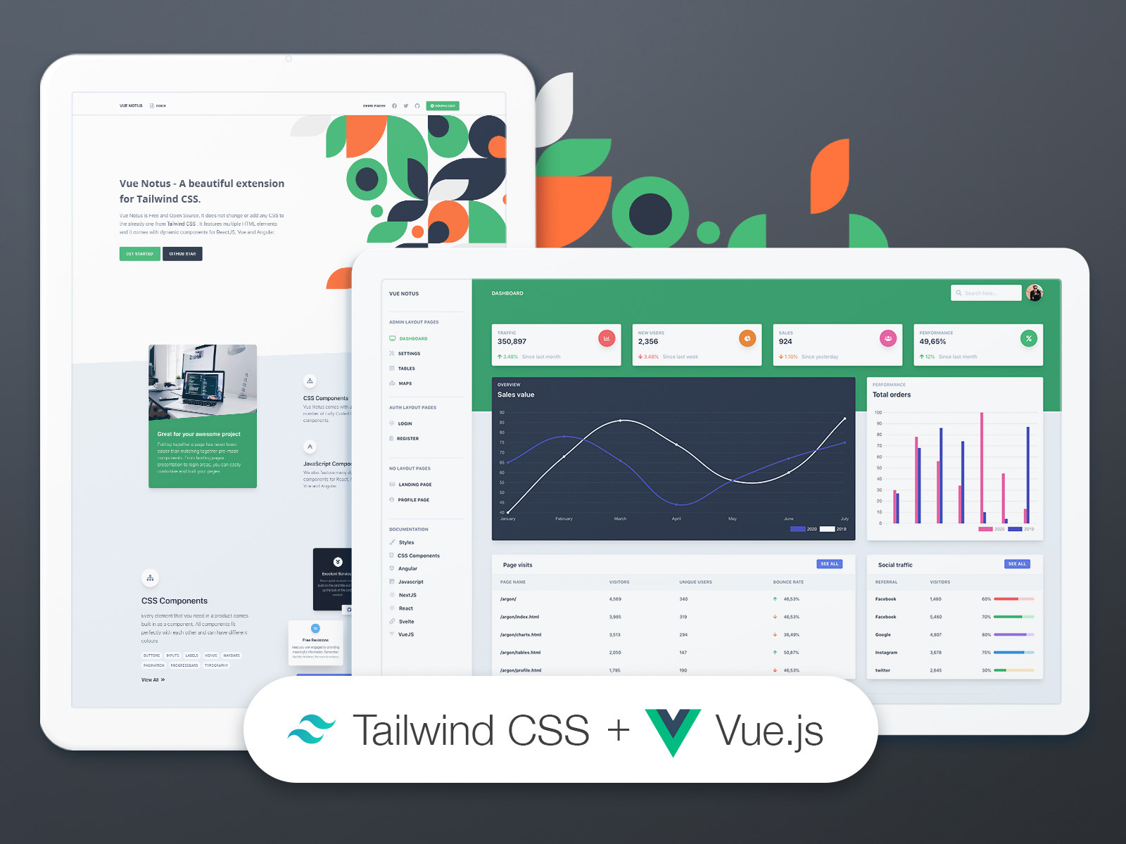 Vue Notus Image