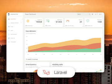 Paper Dashboard Laravel Image