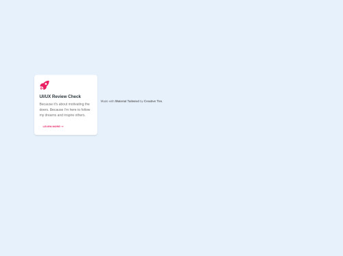 tailwind Tailwind CSS Card with Link