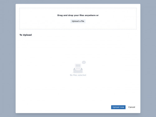 tailwind Tailwind CSS Responsive Multi File Upload with drop-on and preview